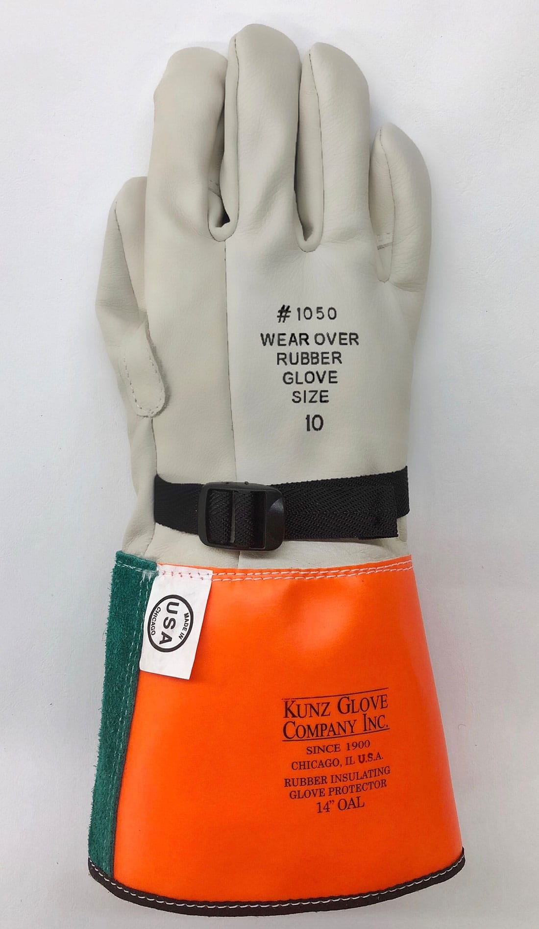 15″ 1050 Series Leather Glove Protector Bell Cuff