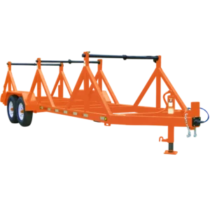The MR120X3 reel carrier is perfect for transporting those reels to the jobsite.