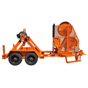 The T‑BWT‑4‑38‑RC is a trailer‑mounted bullwheel tensioner image
