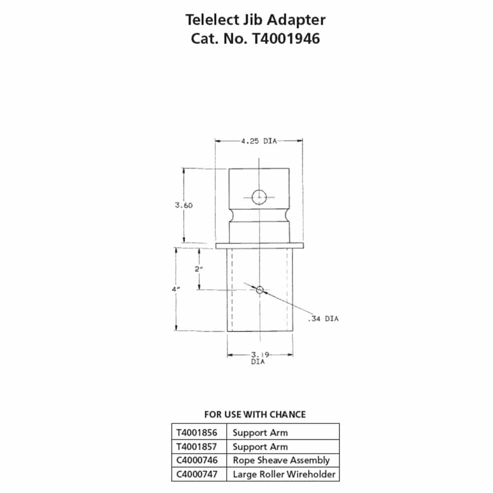 Jib Adapter – Telect